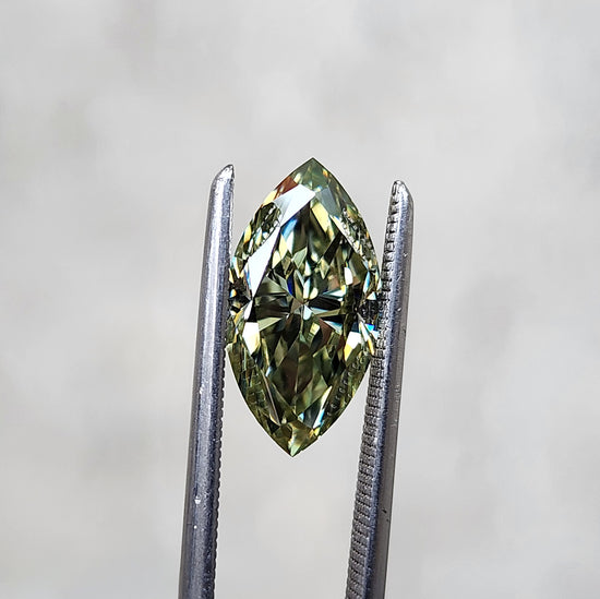 1.90ct Fairy Mint Green Moissanite Marquise