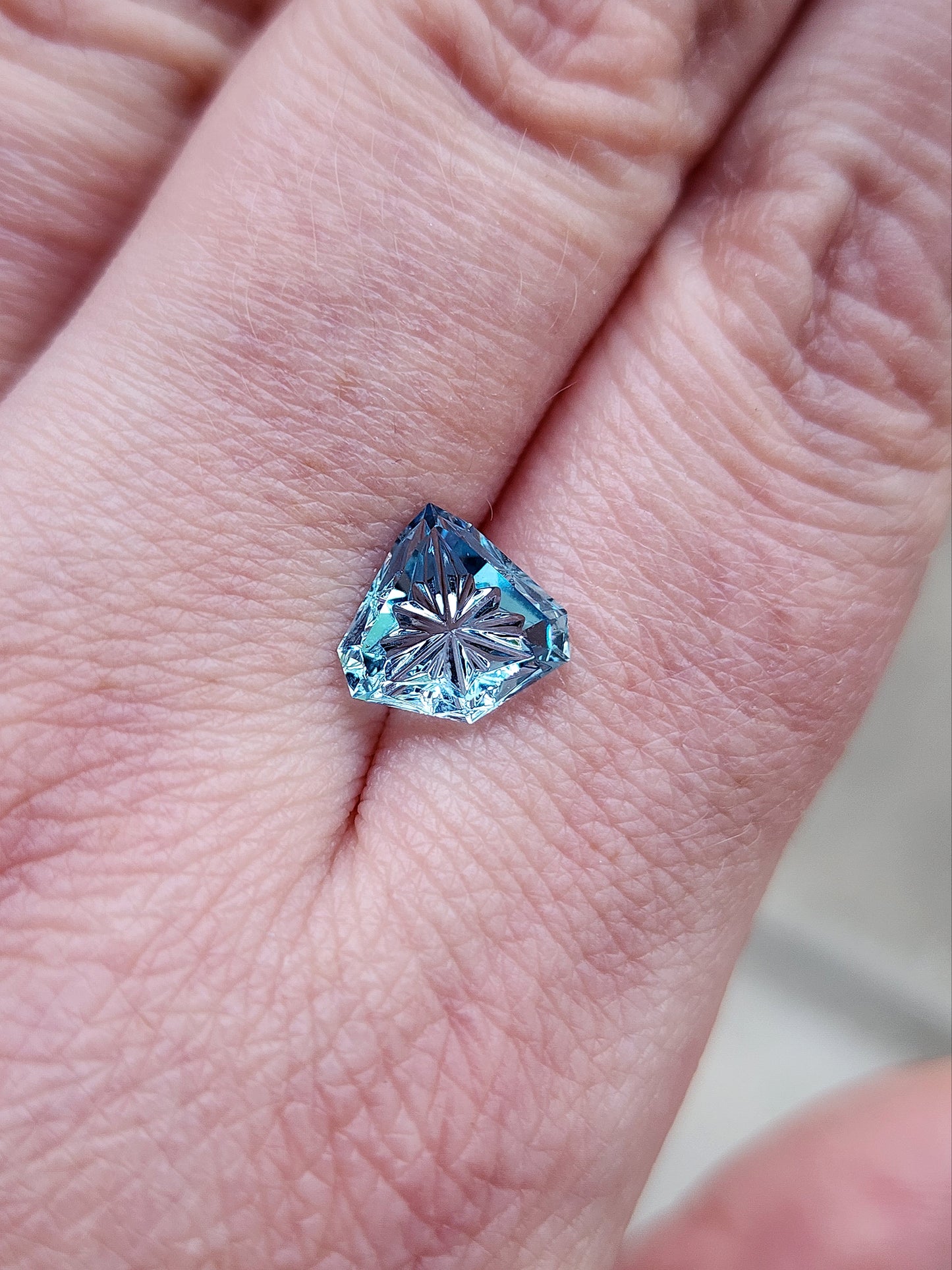 1.45ct Natural Fantasy Cut Colorado Aquamarine