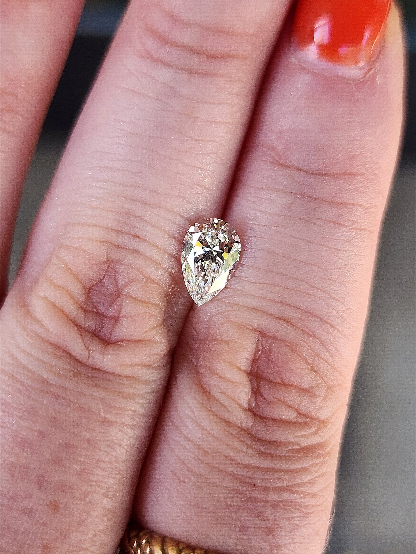 1.01ct Pear Lab Diamond G/VS1