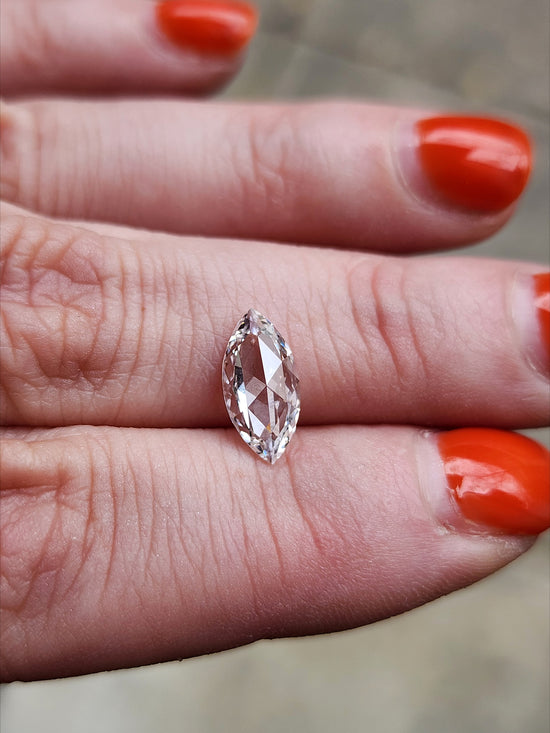 1.17ct rose cut lab diamond for a build your own ring with swankmetalsmithing 