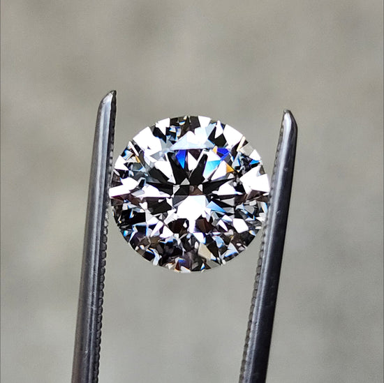 2.0ct round brilliant lab diamond for custom build your own ring with swankmetalsmithing 