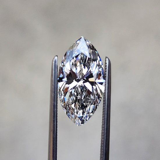 2.46ct marquise lab diamond