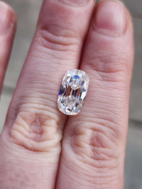 3.60ct Old Mine Cut Cushion Moissanite