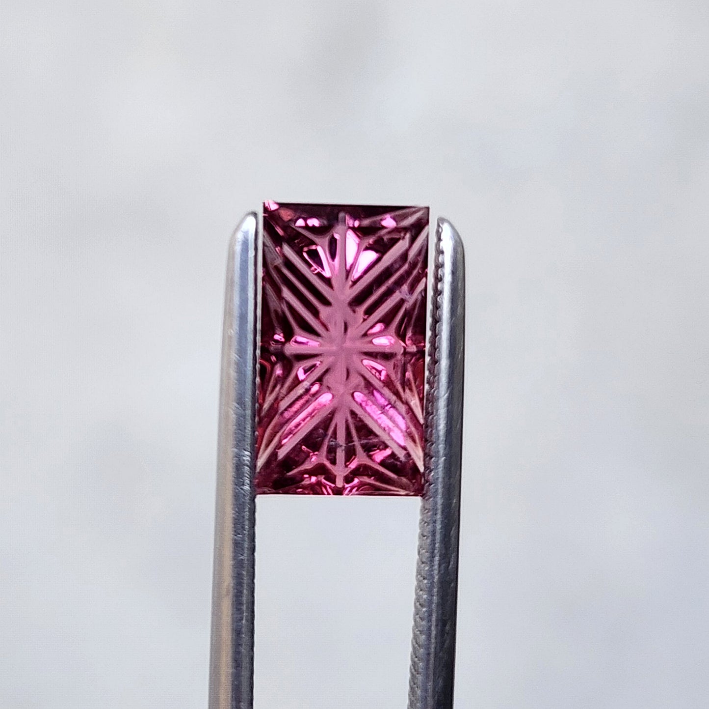 .95ct Rubellite Tourmaline Fantasy Cut by Brett Kosnar