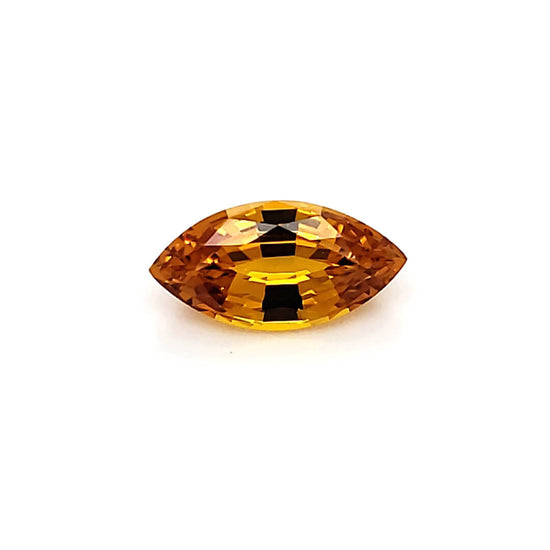 dark yellow chatham lab sapphire for build your own ring