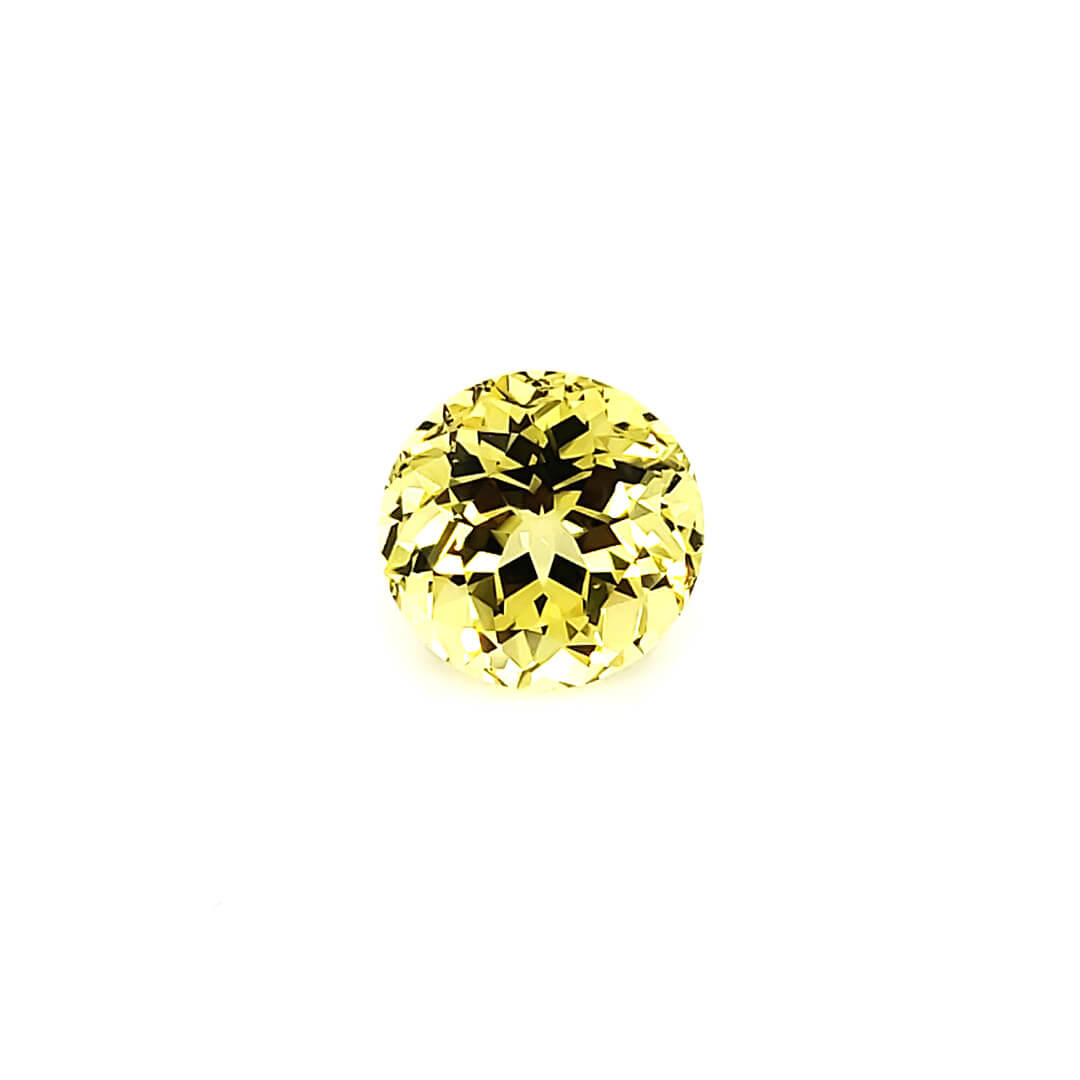 lab light yellow sapphire for custom ring