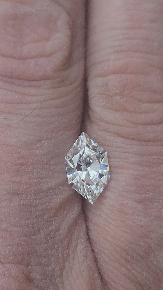 Load and play video in Gallery viewer, 2.39ct Elongated Hexagon Duchess Cut H/VVS2
