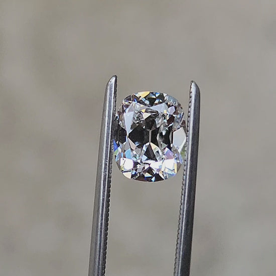 1.32ct Antique Cut Cushion Lab Diamond E/VS2