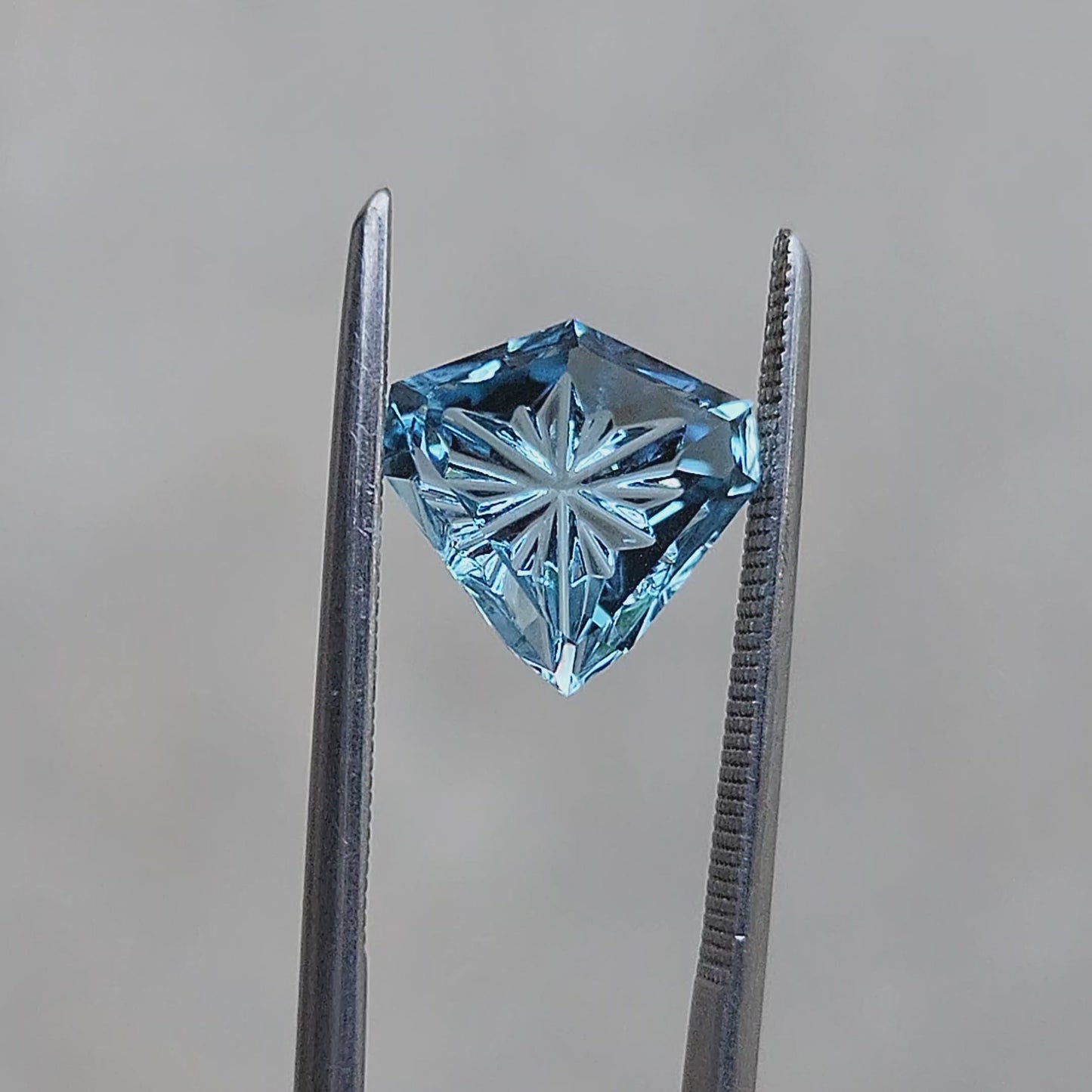 1.45ct Natural Fantasy Cut Colorado Aquamarine