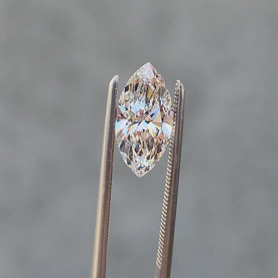 Load and play video in Gallery viewer, 1.20ct Marquise Lab Diamond F/VS1
