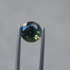 1.13ct forest green australian sapphire round brilliant 