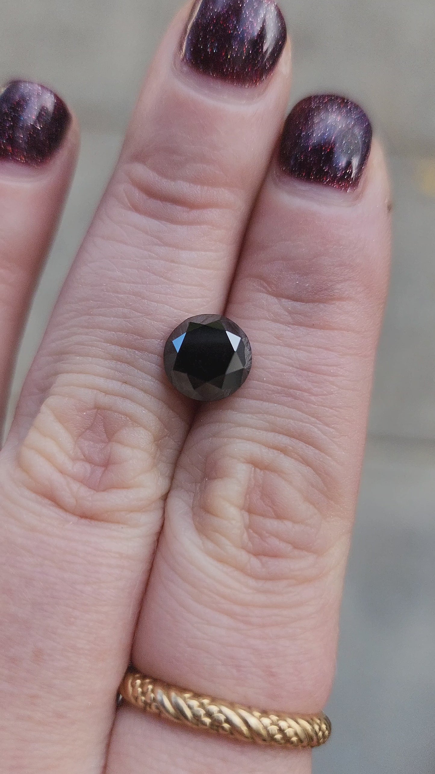 Load and play video in Gallery viewer, 3.01ct black diamond for build your own ring
