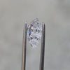 1.26ct white sapphire dreamscape cut for a build your own ring