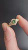 leaf moon engagement ring setting fantasy nature jewelry 