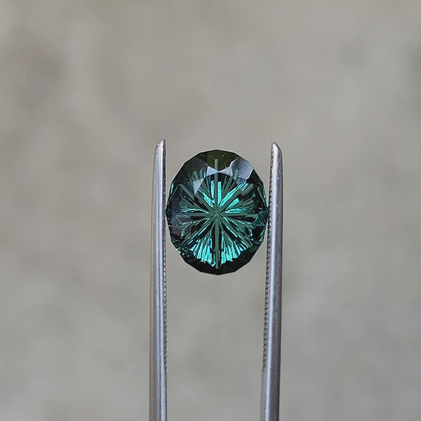 Load and play video in Gallery viewer, 2.89ct Natural Fantasy Cut Green Tourmaline
