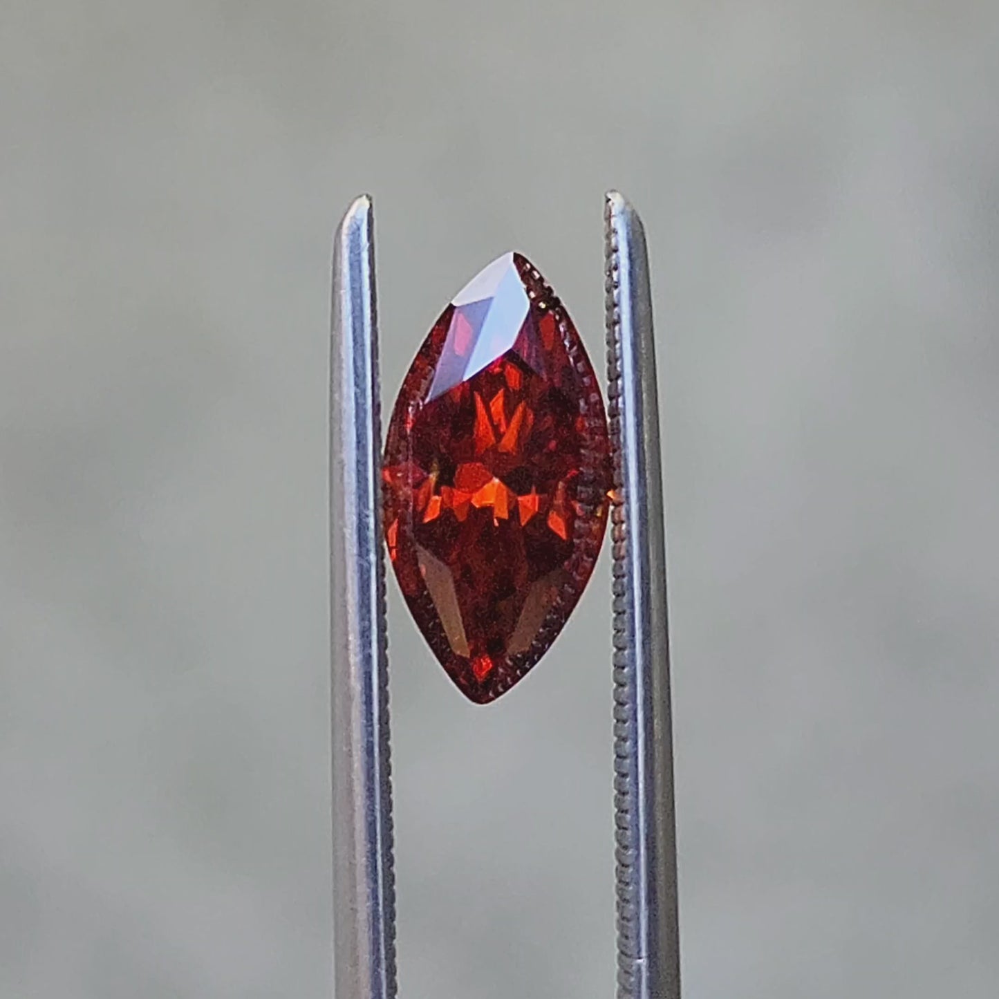 1.01ct Red Moissanite Marquise 10x5mm