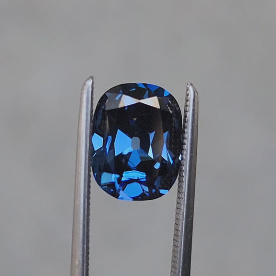 Load and play video in Gallery viewer, 1.9ct blue old mine cut moissanite
