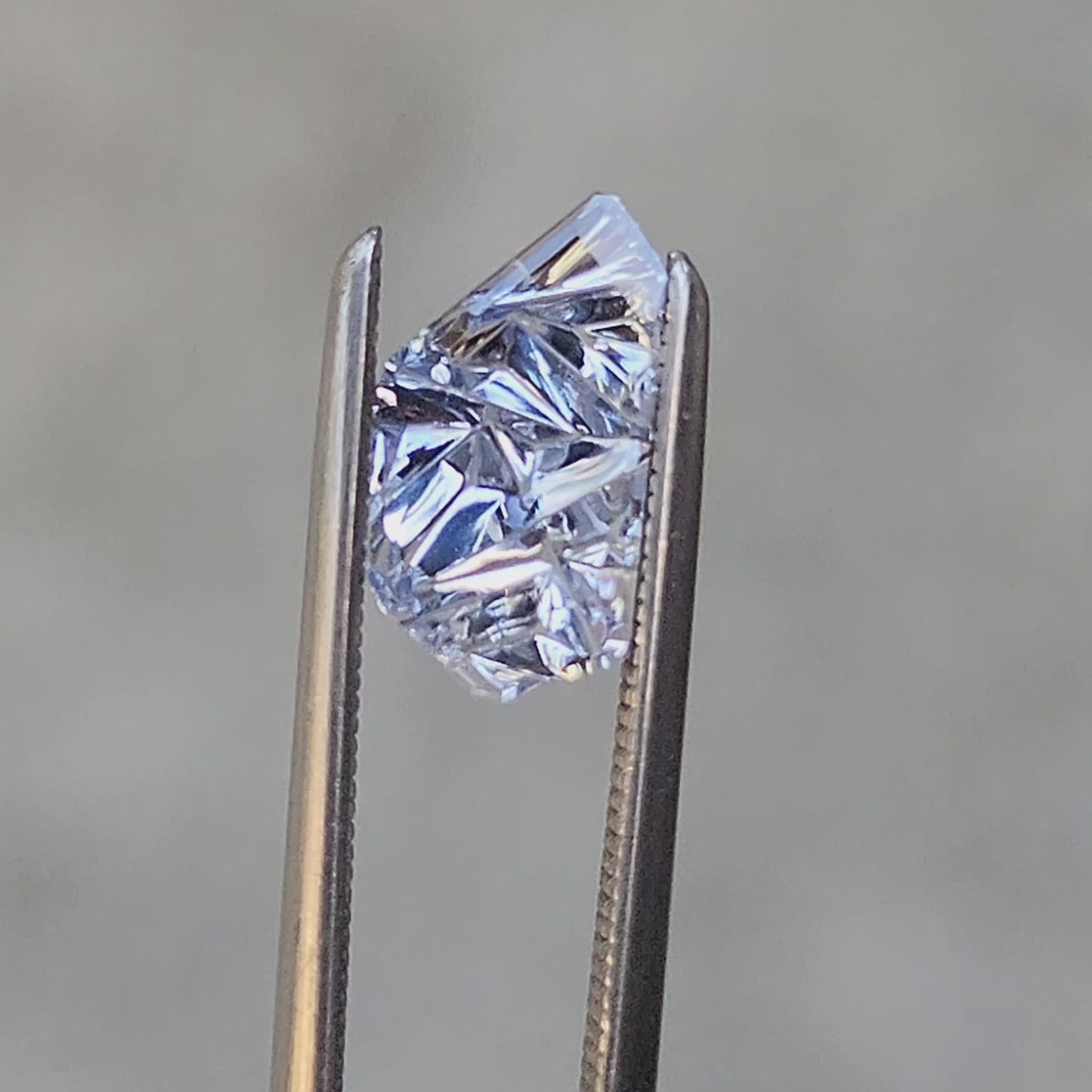 .95ct white sapphire freeform dreamscape cut