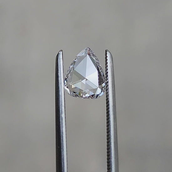 .46ct Natural Rose Cut Pear Diamond D/SI2
